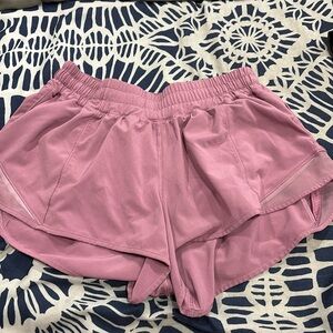 Pink lululemon shorts